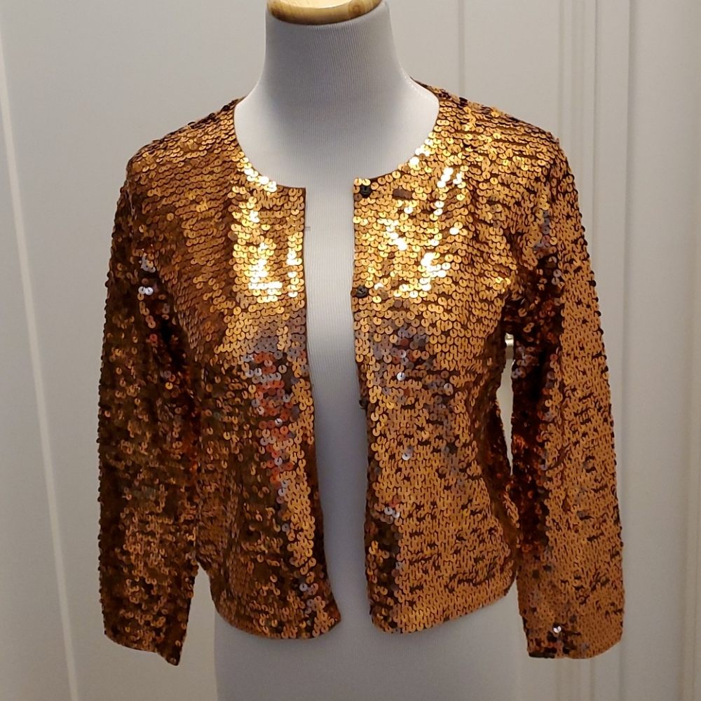 NEW Sequin Cardigan Sweater - Priorities LA brand - Size M